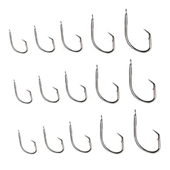 Yardwe 150pcs turtle fishing hooks ideal for pond and lake outings.