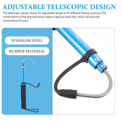 Yardwe adjustable-length hook offers versatile setups for different fishing techniques.