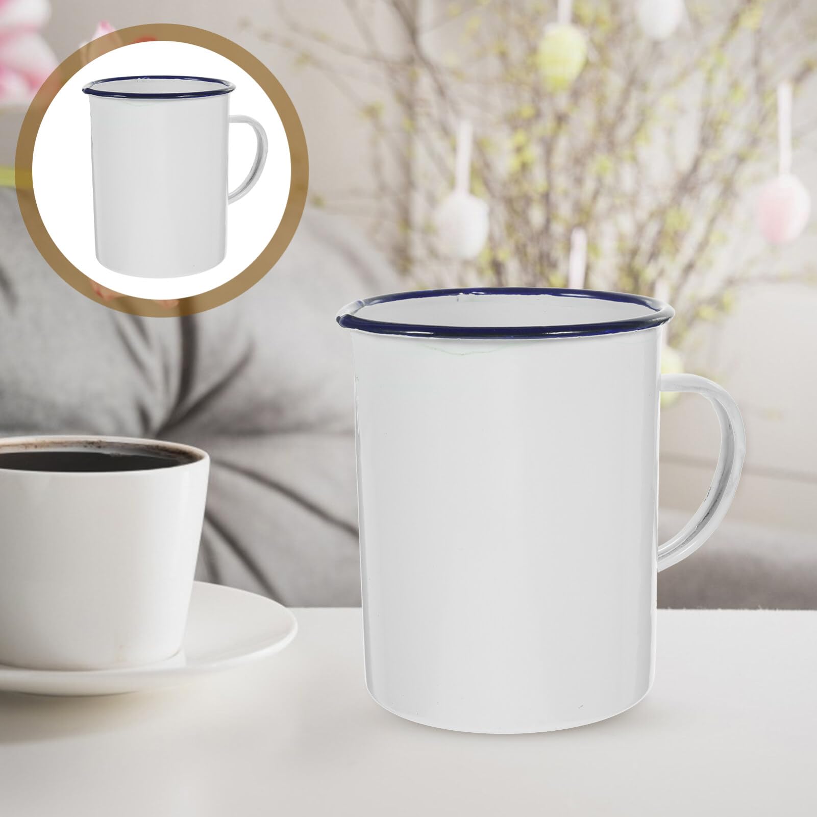 Yardwe durable enamel cup built for long-lasting outdoor use.