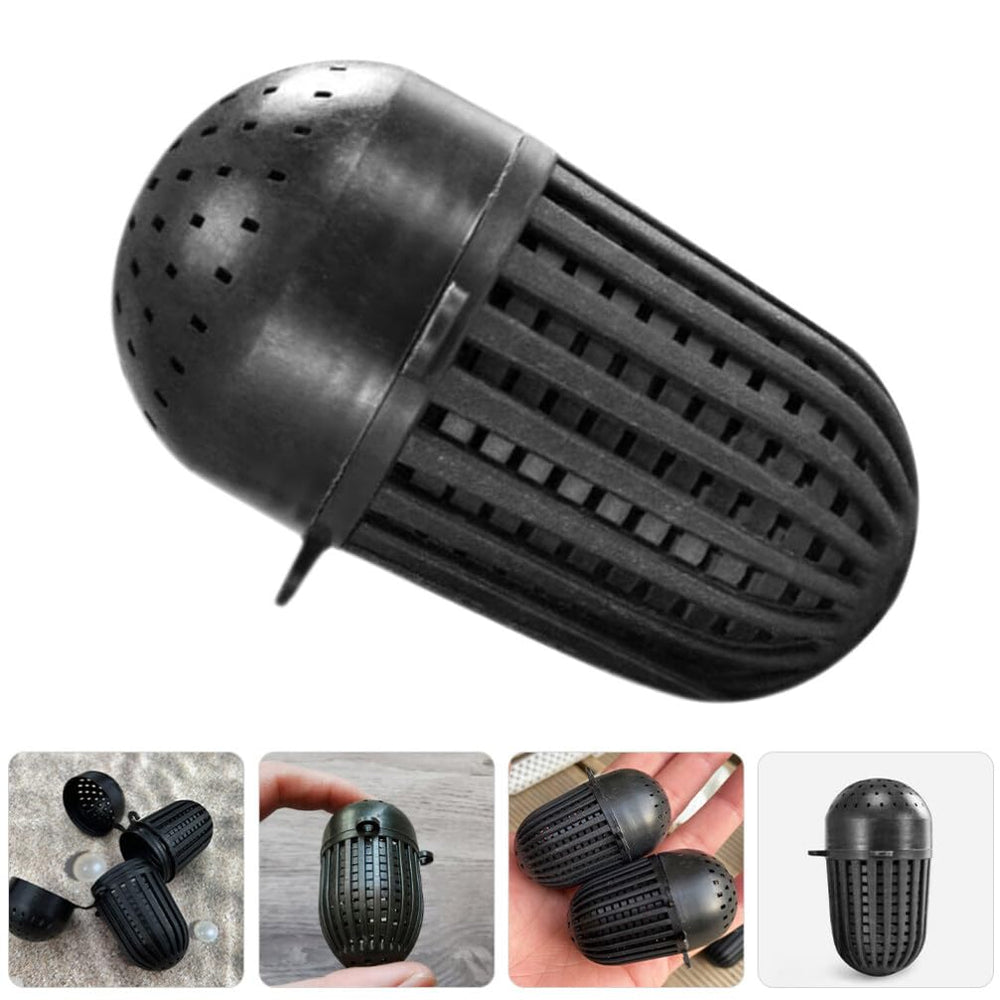 Lightweight bait cage ready for outdoor fishing