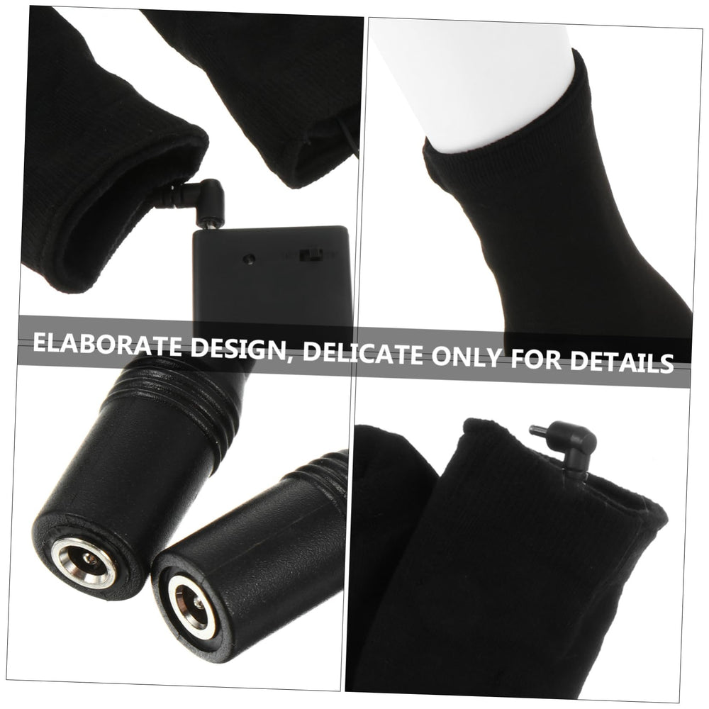 Yardwe gift-ready warm socks in black winter style.