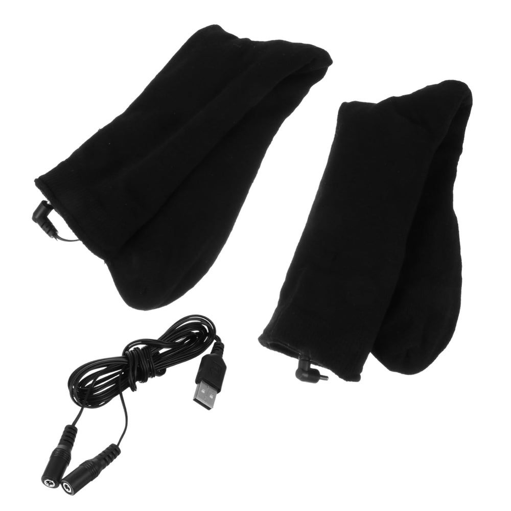 Yardwe intelligent heating sock front view, snug fit for outdoor warmth.