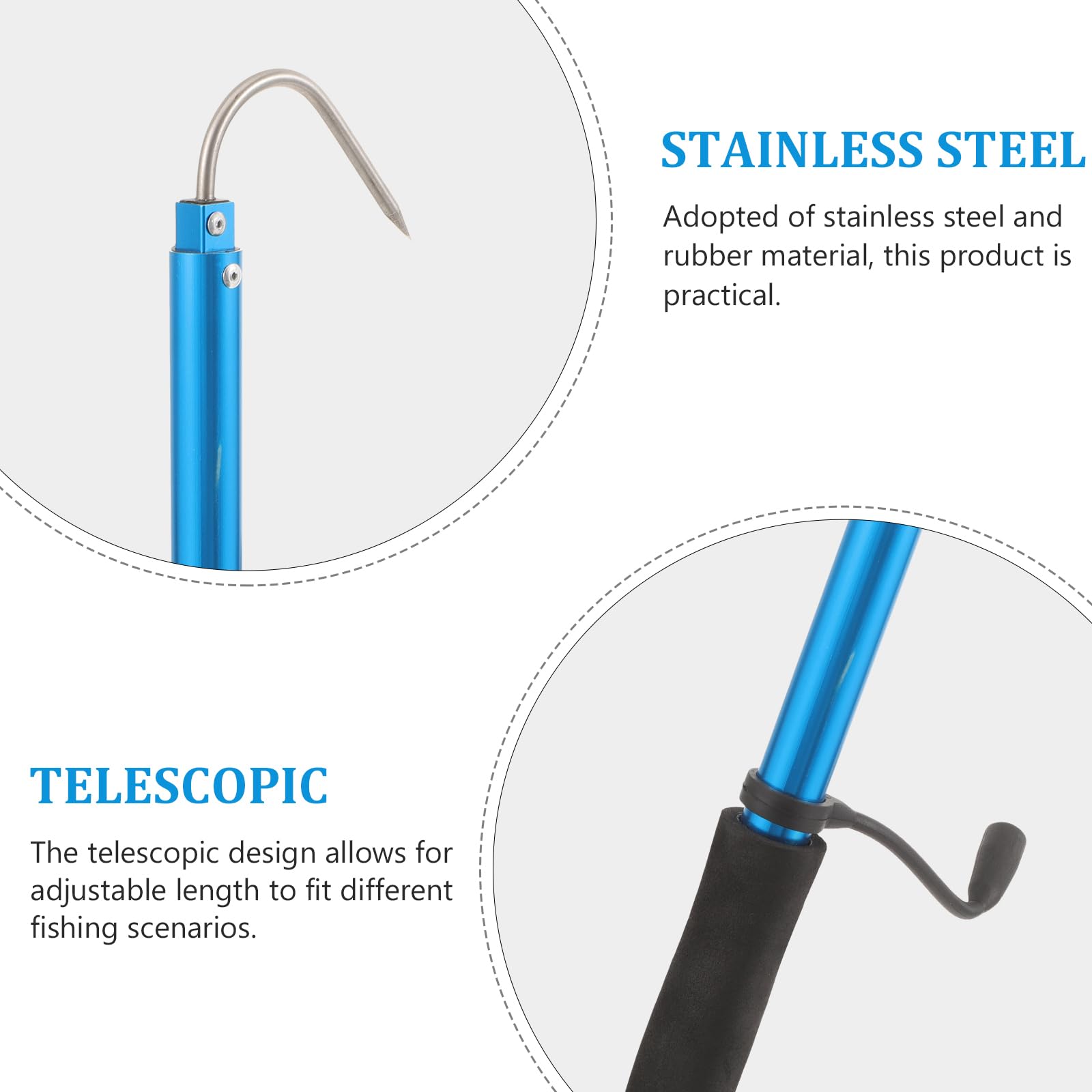 Yardwe portable fishing accessory you can carry on boats or hikes.