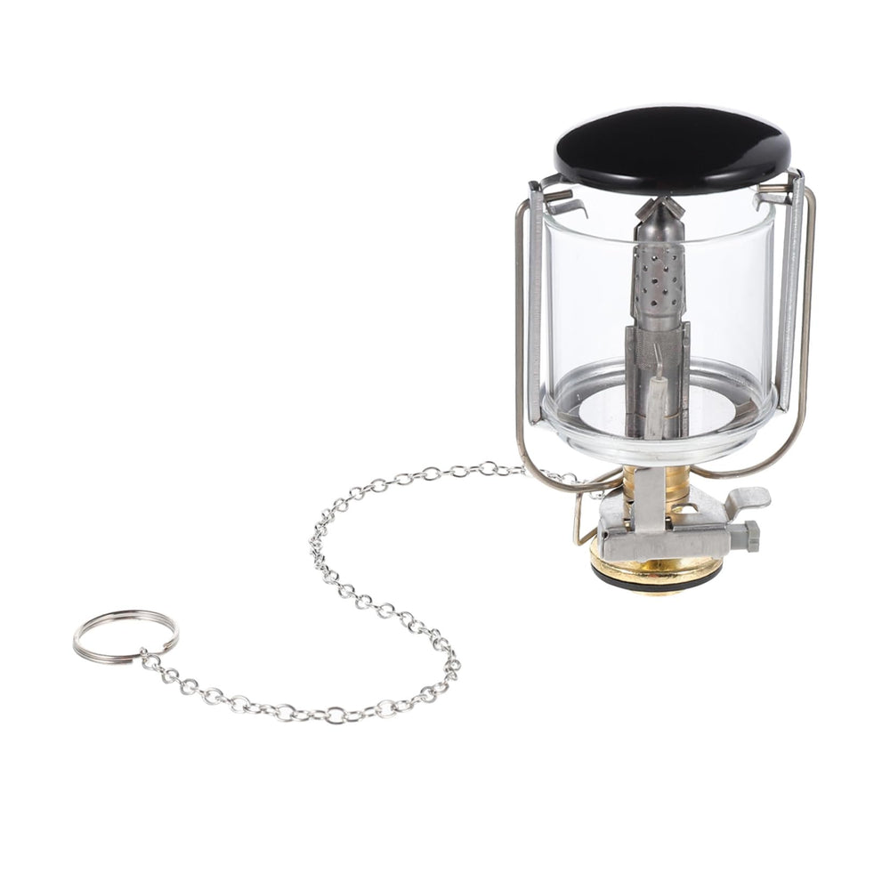 Yardwe propane lantern with copper body provides warm outdoor illumination for camping.