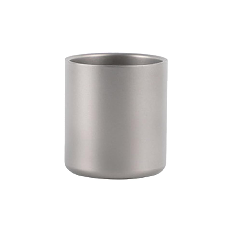 Yaregelun 600ml double-wall titanium water cup with insulated body for hot or cold drinks.