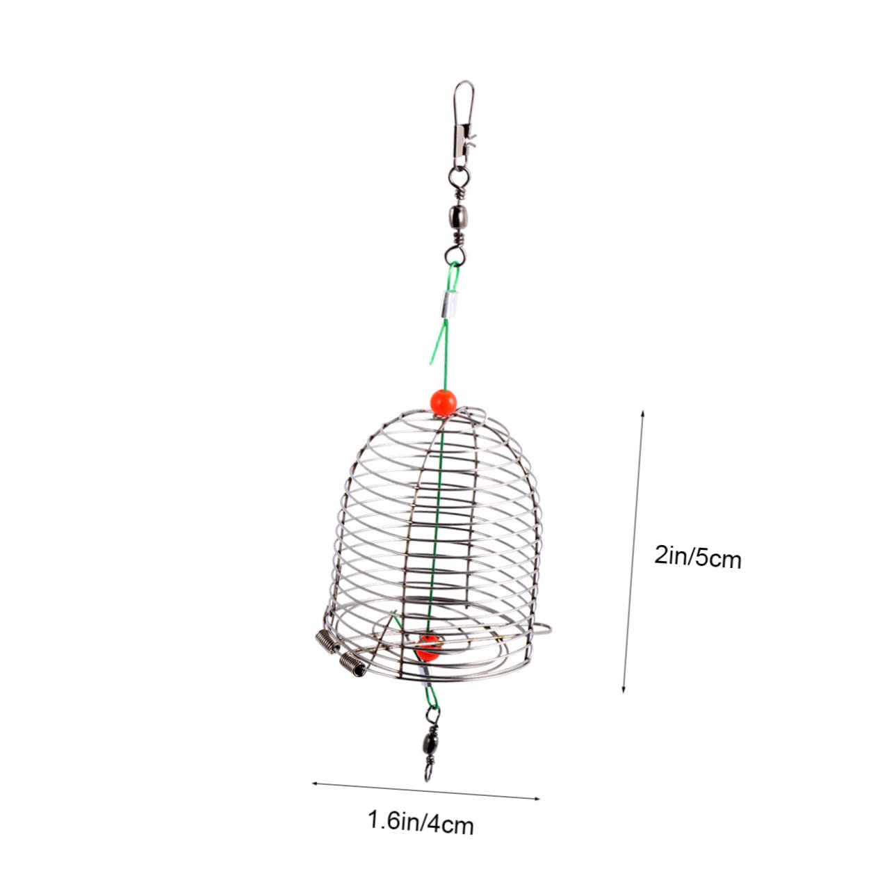 YARNOW metal fishing tackle cage sturdy frame for reliable use