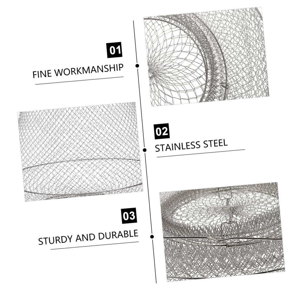 YARNOW basket folded compactly for easy storage and transport.