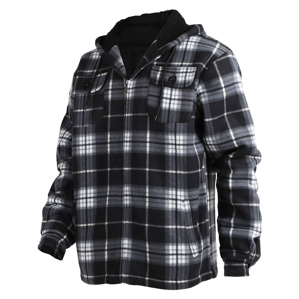 Yasumond men's hooded coat with side-pockets stores essentials during commutes.