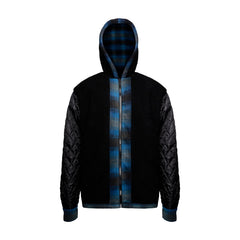 Yasumond plaid flannel jacket back view highlights cozy layering