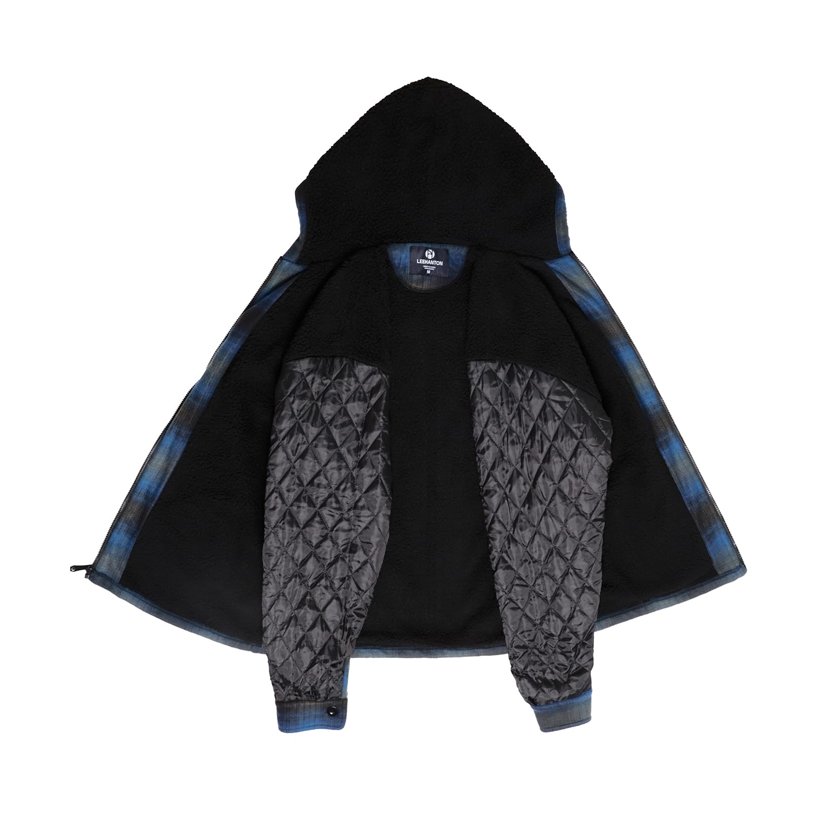 Yasumond zipper closure detail enables easy on/off with snug fit