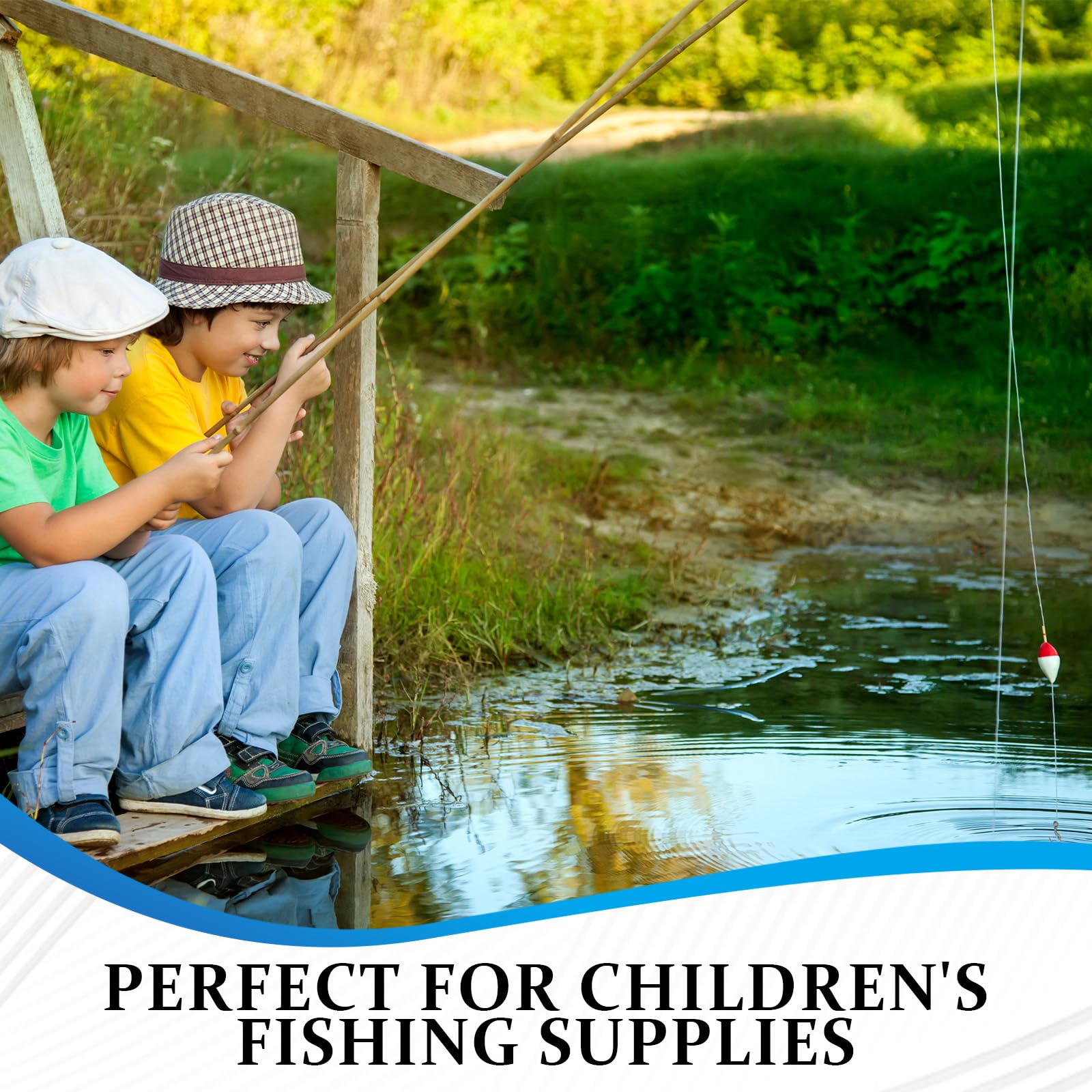 Durable materials in kids mini fishing kit
