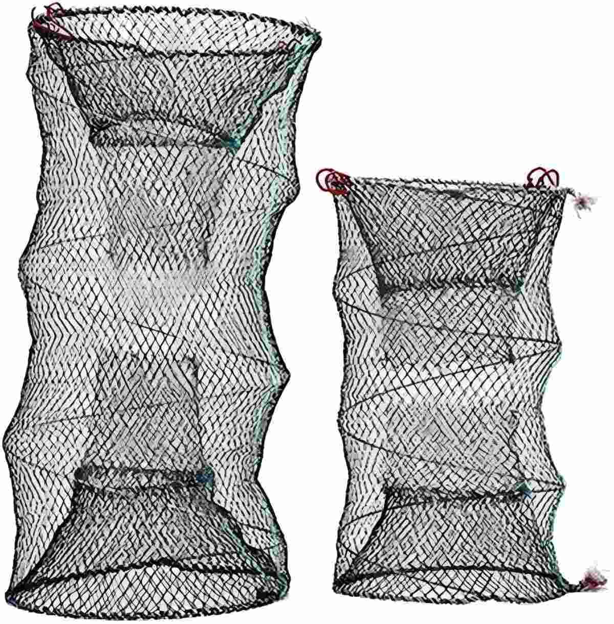 Foldable stretchable structure of Yatrouys fishing trap net