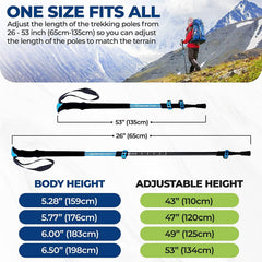 Yatta Life Adventure Pro collapsible-3-section for easy packing