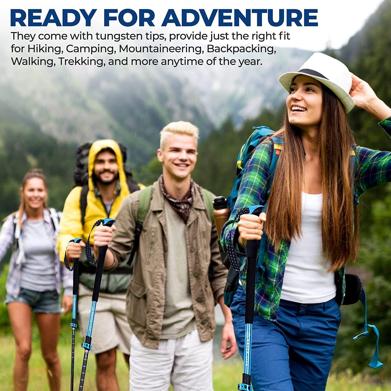 Yatta Life Adventure Pro length-adjustment 65-135cm for varied terrain