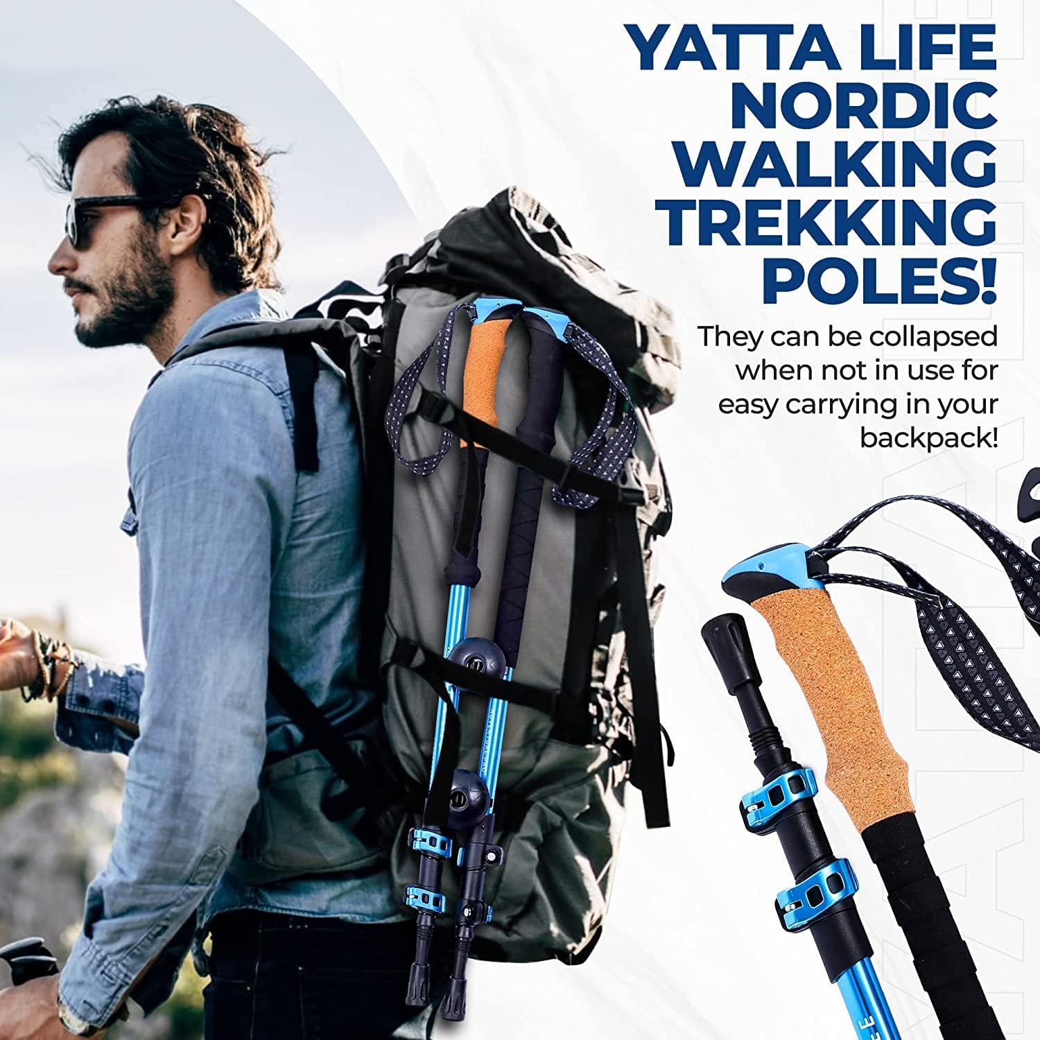 Yatta Life Adventure Pro lightweight-aluminum design supports long treks