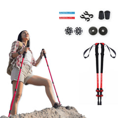 Yatta Life Adventure Pro trekking poles with anti-slip grip for secure hiking