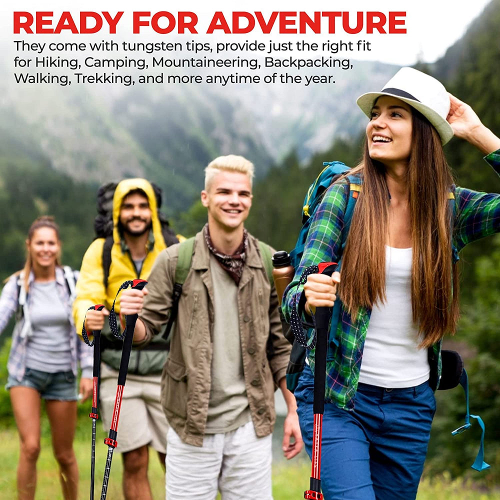 Yatta Life Adventure Pro trekking poles lightweight aluminum for sturdy performance