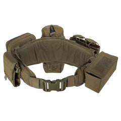 YAY YAKEDA belt with pouches attached demonstrates modular tactical organization.