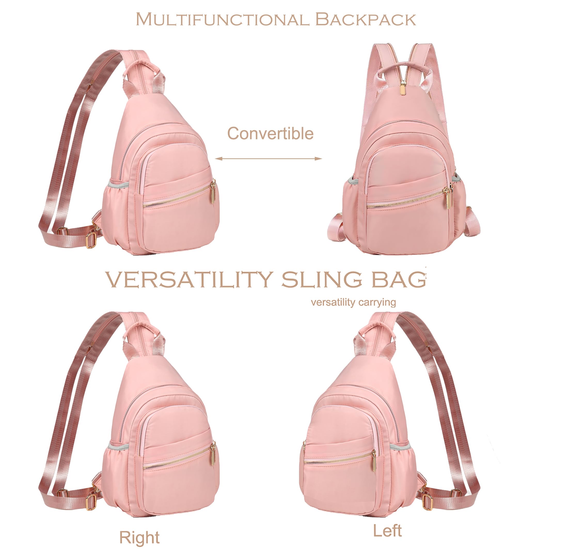 YAZEKOUS bag side profile, compact for urban adventures and everyday use.