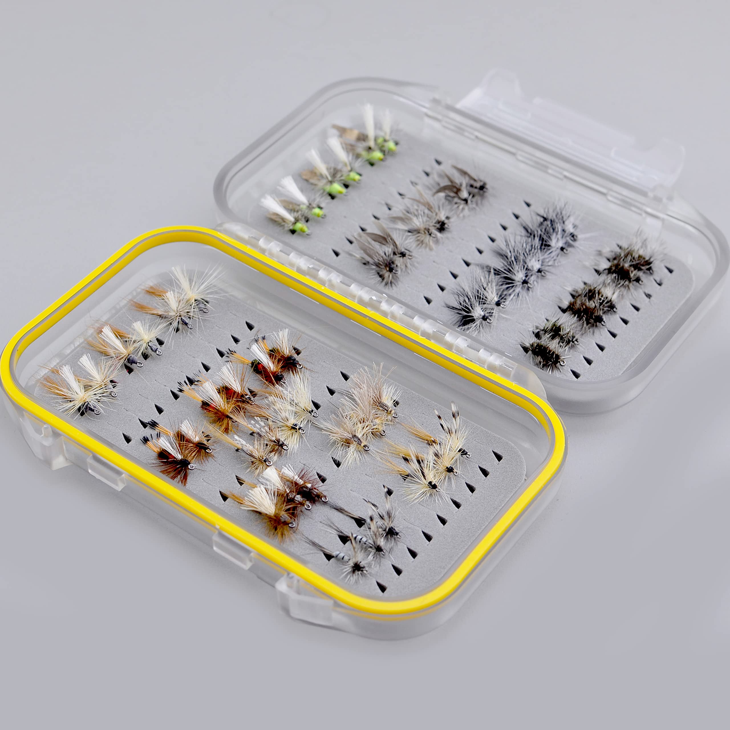 YAZHIDA dry fly collection 52 pieces for realistic trout fishing