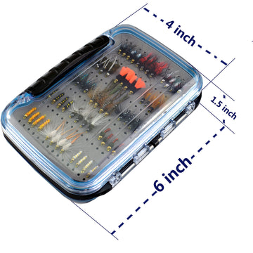 YAZHIDA trout-bass-panfish flies ready for varied river and lake scenarios.