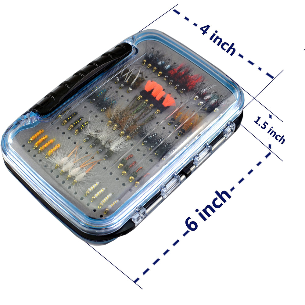 YAZHIDA trout-bass-panfish flies ready for varied river and lake scenarios.