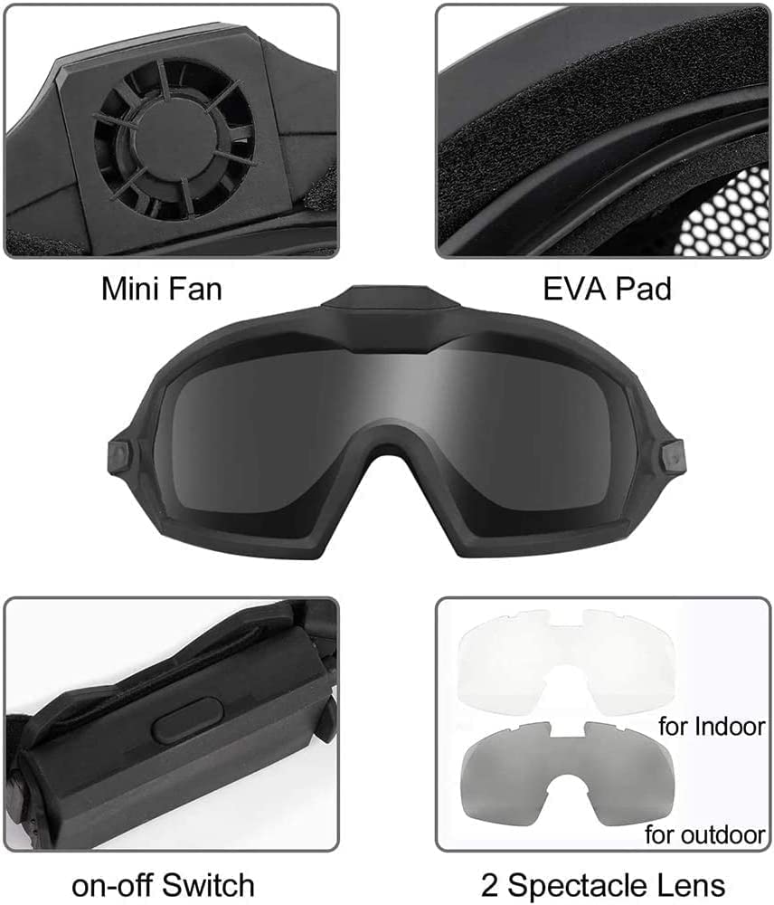 YBJMSFA adjustable headband ensures secure, comfortable wear during rapid movement.