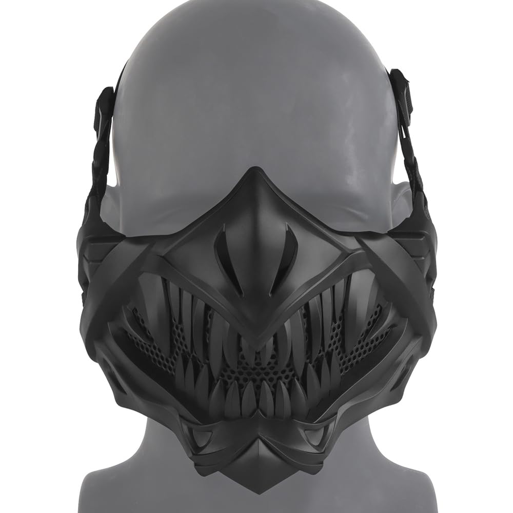 YBJMSFA double-layer half-face mask offering extra protection without bulk