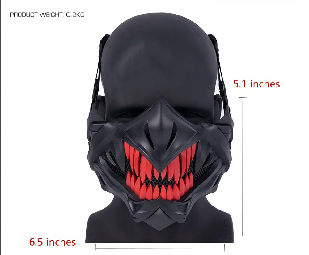 YBJMSFA mask suitable for Halloween, airsoft, paintball, and stage cosplay