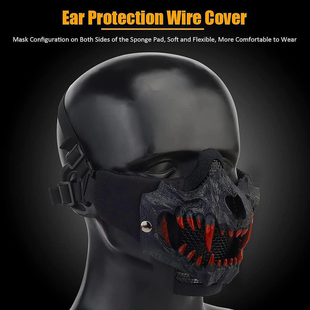 YBJMSFA skull mask dual-layer design enhances protection without sacrificing breathability.