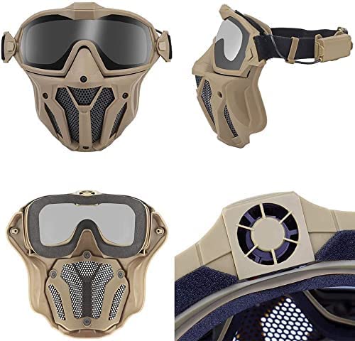 YBJMSFA interchangeable gray and clear lenses adapt to lighting conditions.