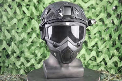 YBJMSFA MICH mask with detachable goggles for versatile protection