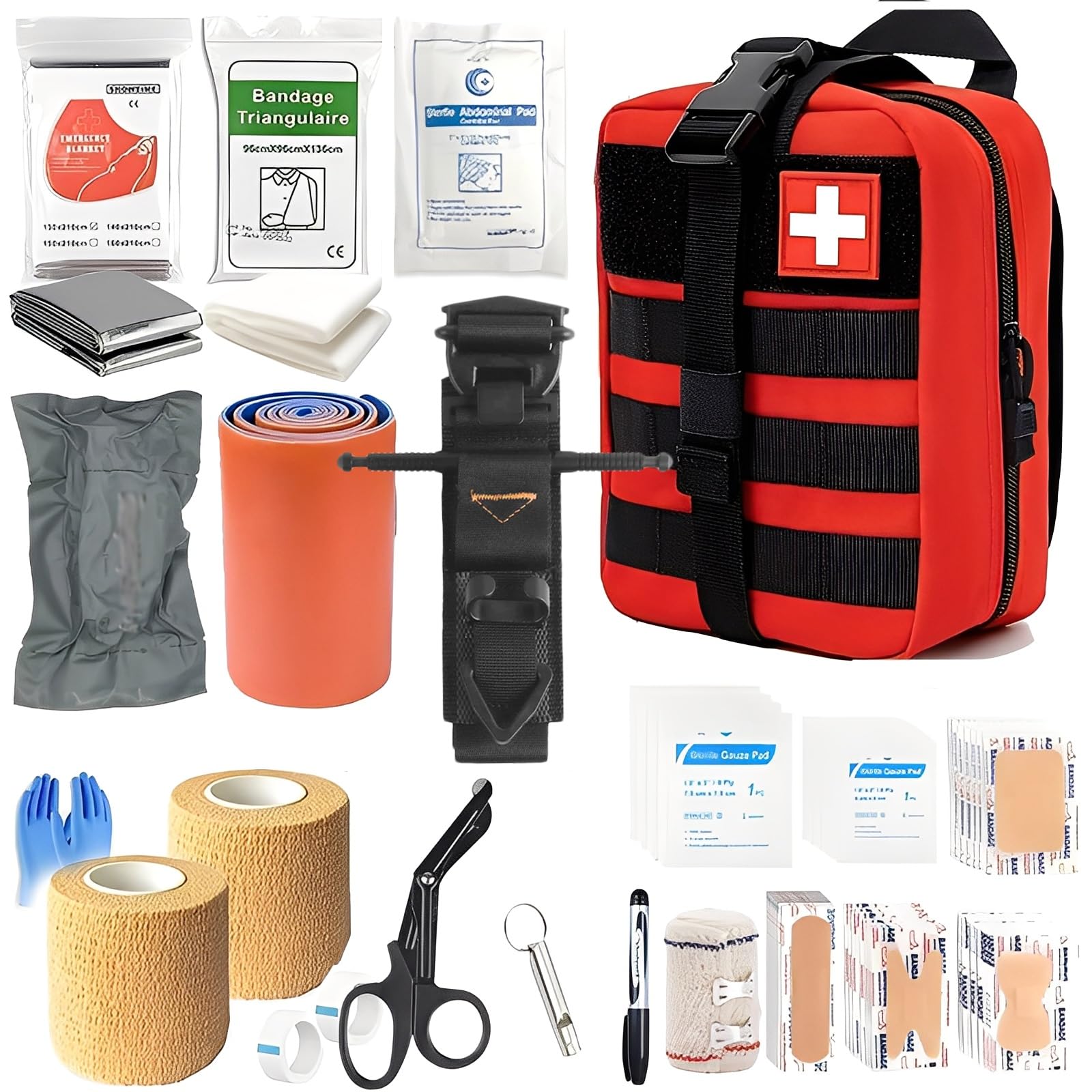 YChoolco IFAK trauma kit tactical bag for rapid access and quick deployment in emergencies.