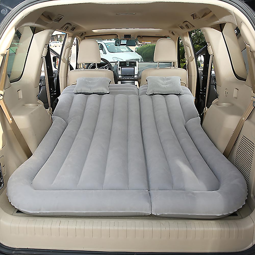 YCLNFC car inflatable mattress in Ford Escape front view offering roomy sleeping space.