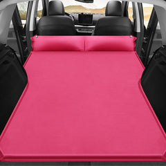 YCLNFC car inflatable mattress on Kia EV6 front view for road-trip comfort.