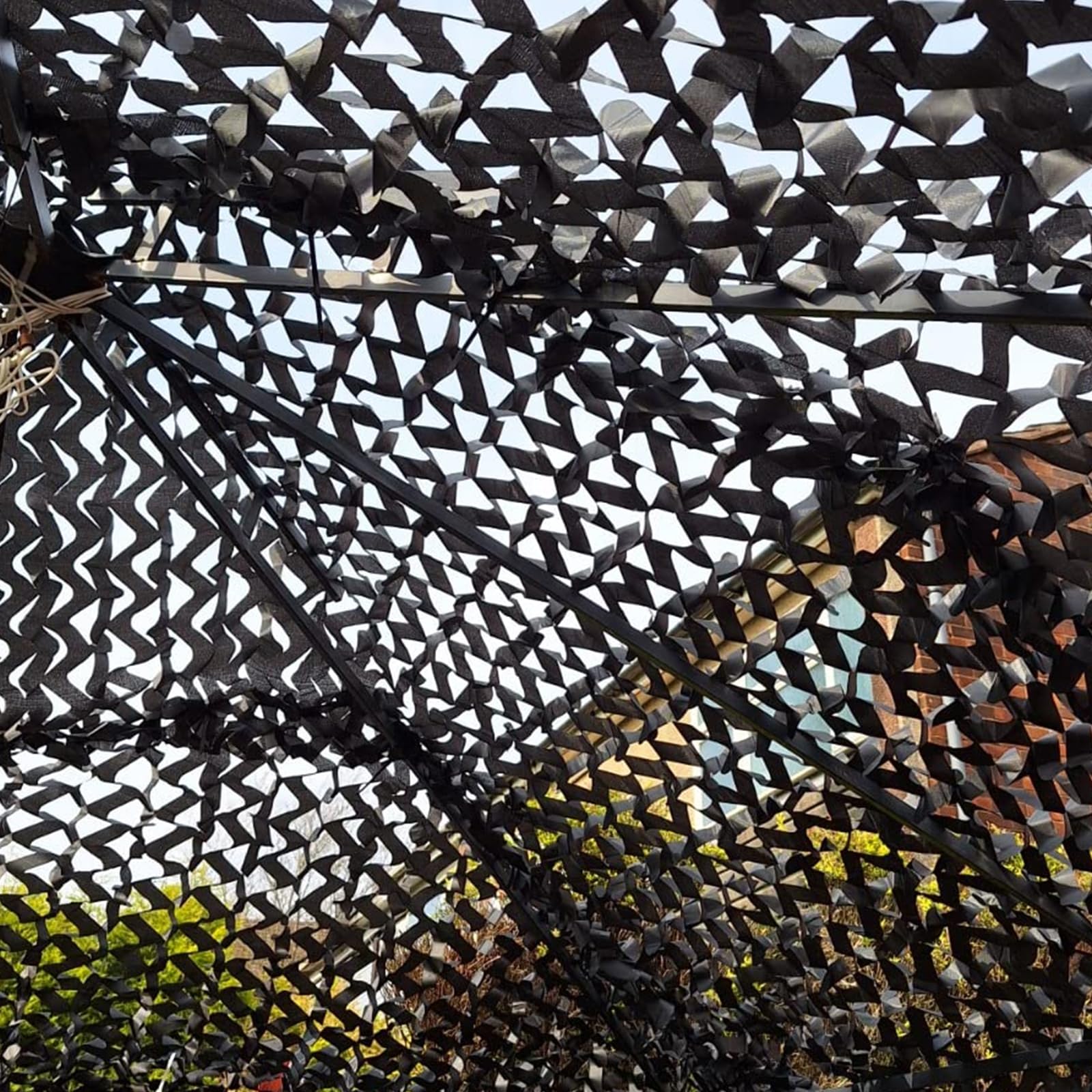 Yeacool camo netting cut-to-size capability allows easy field tailoring.
