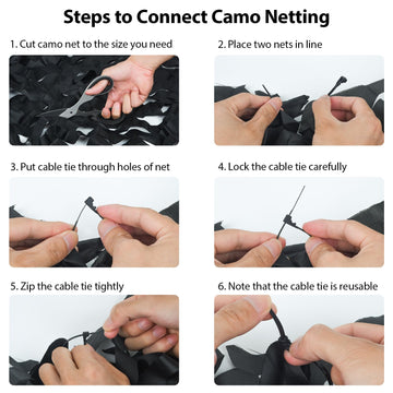 Yeacool camo netting field concealment for hunting and camping.