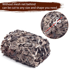 Yeacool camo netting with glare-free finish helps stay unseen in light.