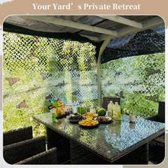 Yeacool camo netting has a non-glare finish to reduce shine during wildlife viewing
