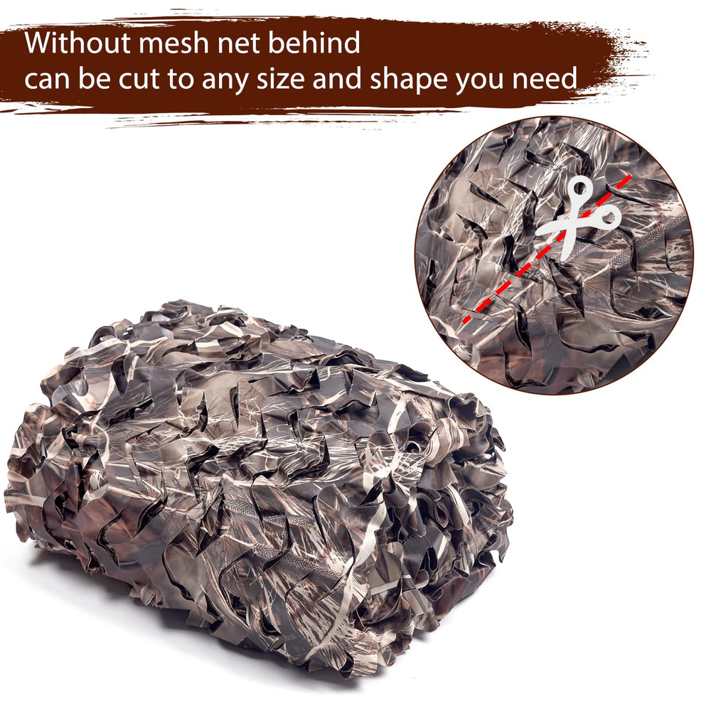 Yeacool camo netting tear-resistant material stands up to rugged outdoor use.