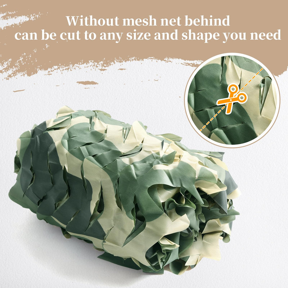 Yeacool camo netting is waterproof and quick-drying for damp weather setups