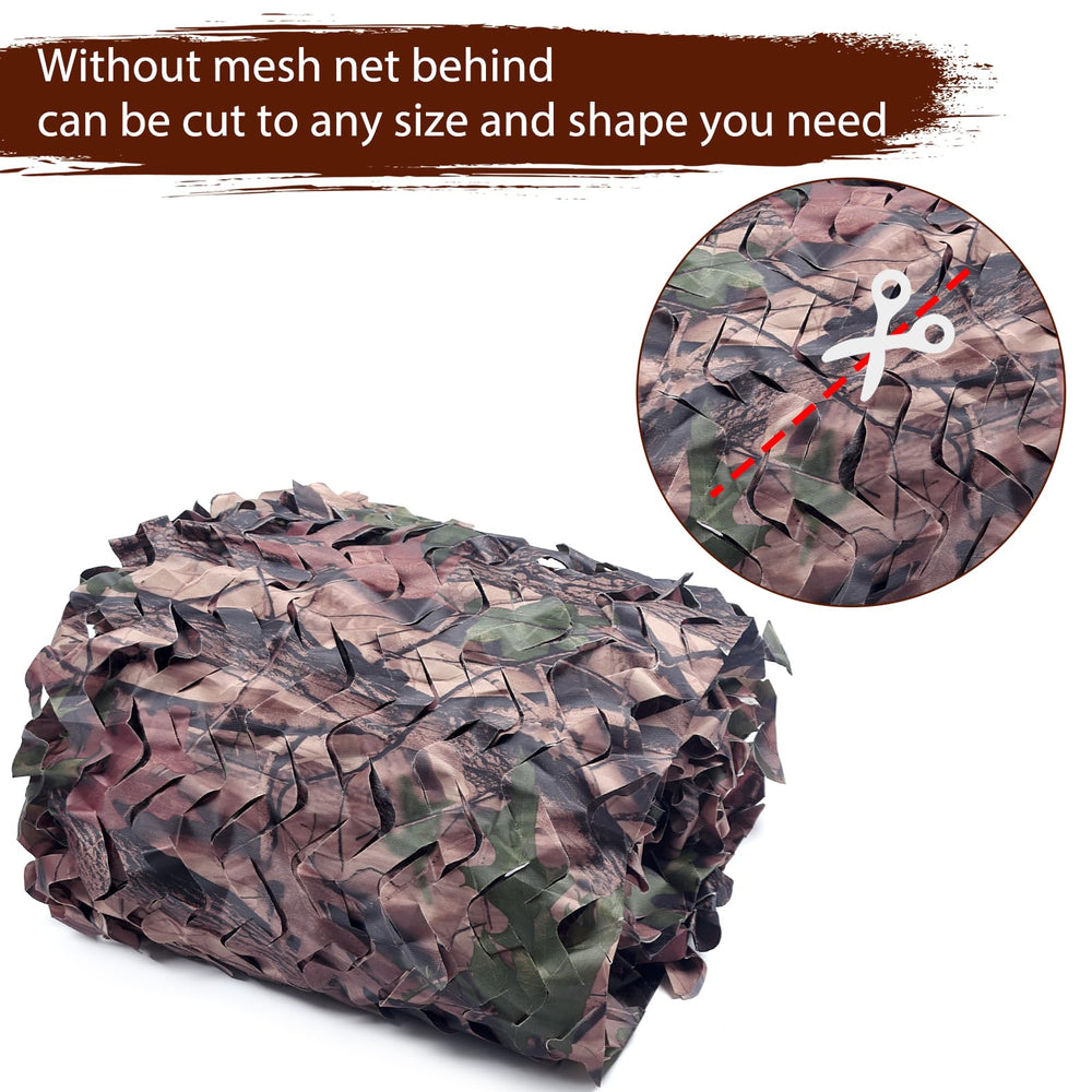 Yeacool camouflage netting outdoor party decor setup demonstrates quick transformation