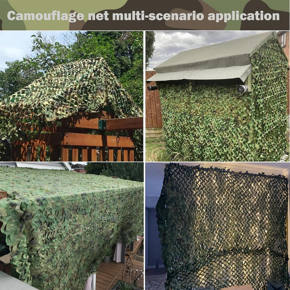 Yeacool camouflage netting party decor woodland style showing event-friendly concealment