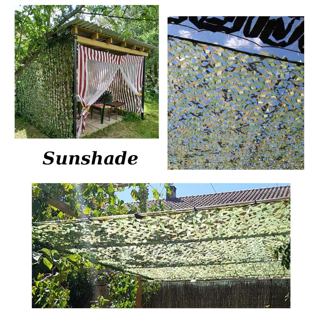 Yeacool tear-resistant waterproof camo netting ideal for outdoor use in any weather
