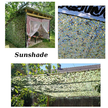 Yeacool tear-resistant waterproof camo netting ideal for outdoor use in any weather