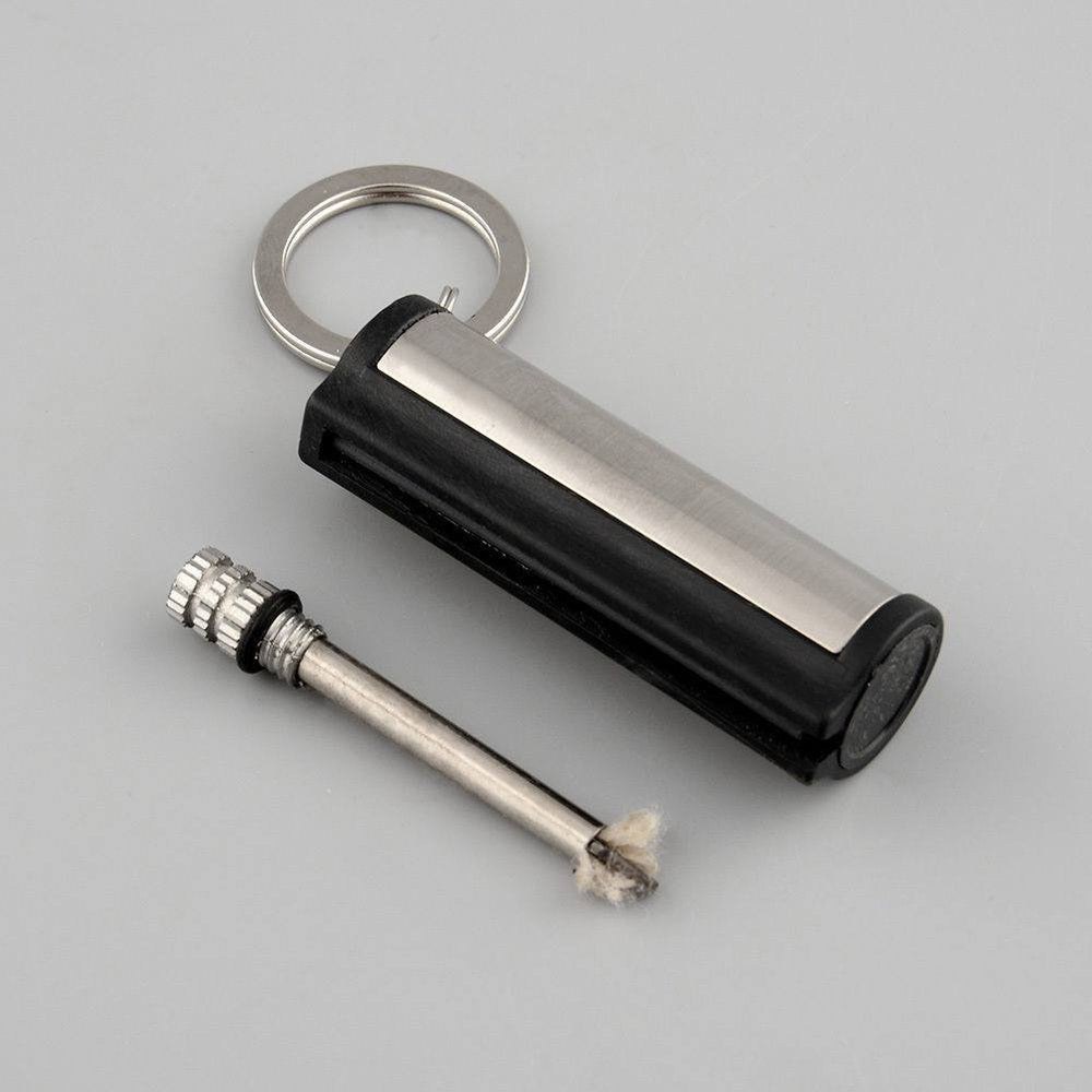 Yeahgoshopping Cylinder Survival Fire Starter flint close-up enables quick sparks outdoors