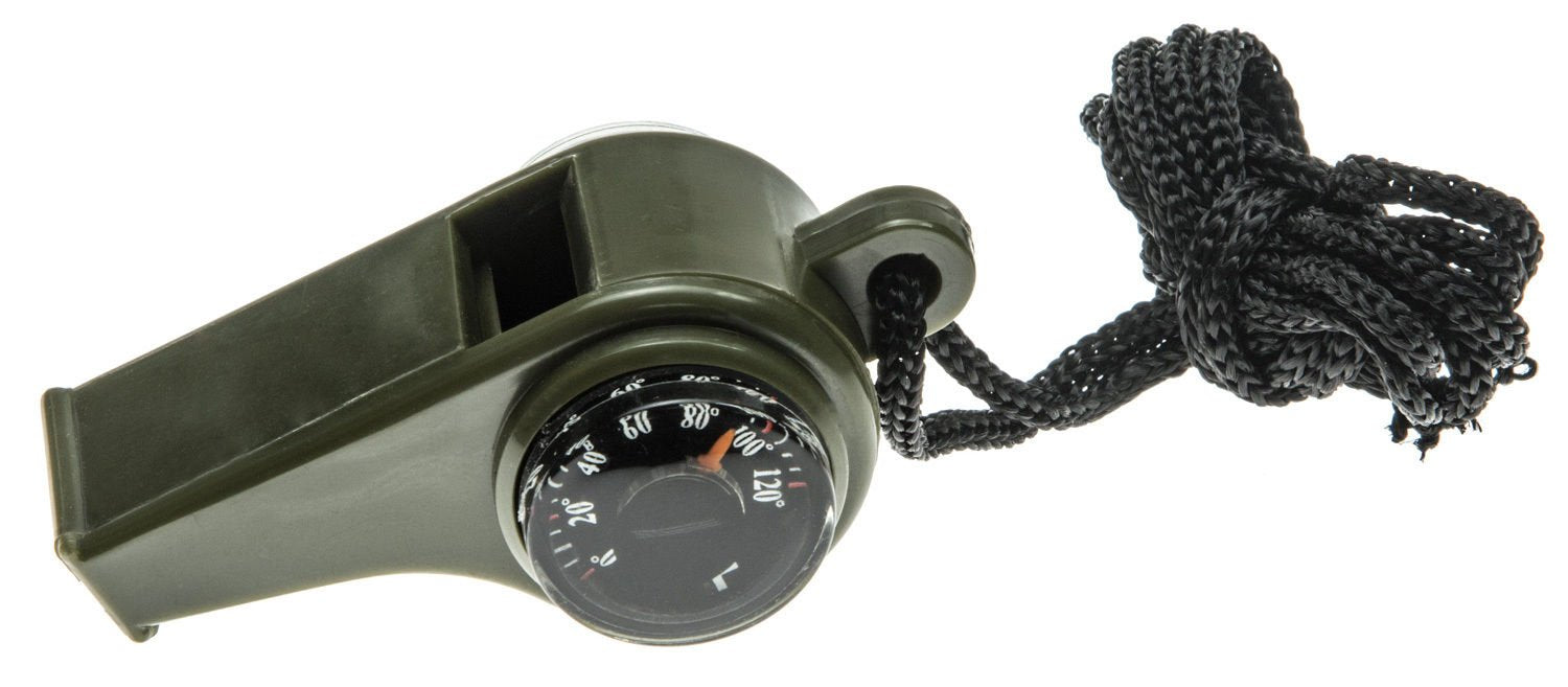 Yeahgoshopping survival whistle with lanyard ready for camping and hiking.