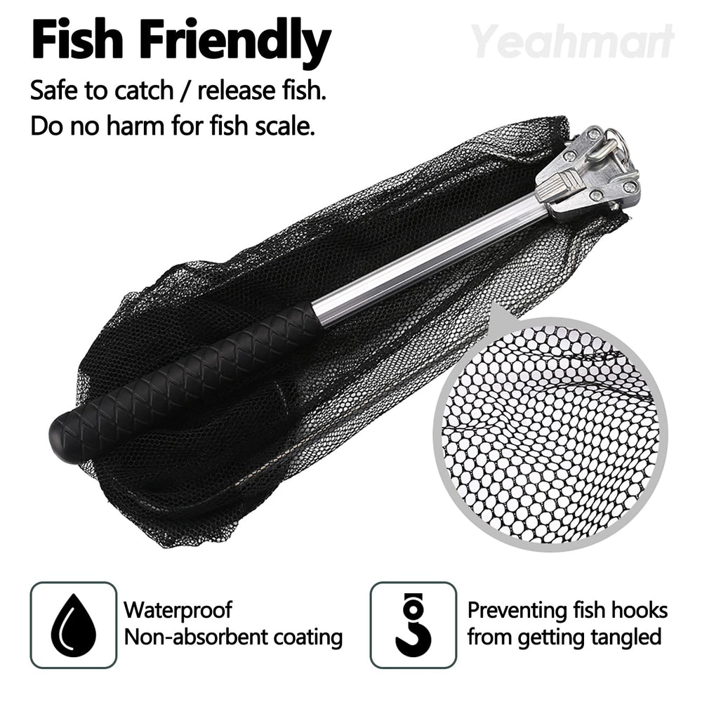 Net fully extended to approximately 21 inches