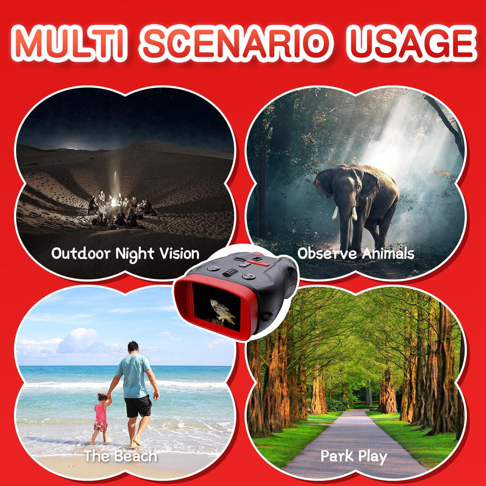 Yehtreh night vision goggles for kids with 32GB storage card to store memories.