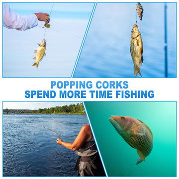YELARXI bottom-weighted design provides easy casting and stability.